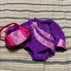 American girl doll or 18 inch doll gymnastics set